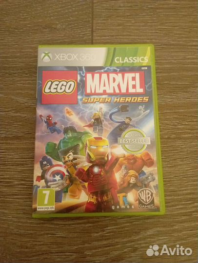 Диски на xbox 360 Lego marvel super heroes