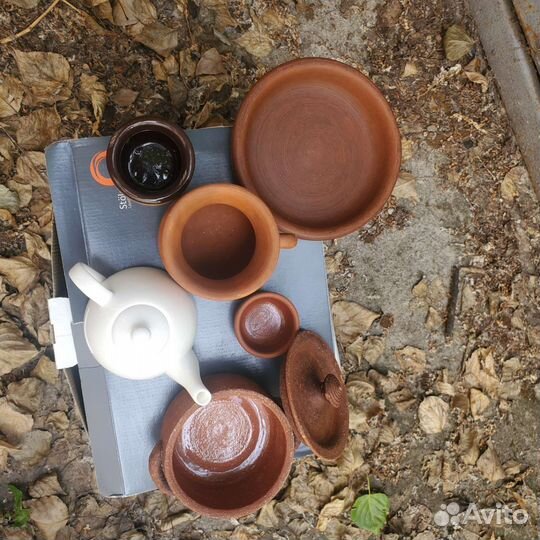 Разные глиняные посуда для Грузинской кухни
