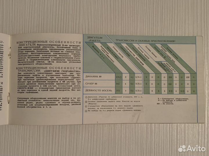 Брошюра автомобили Дженерал Моторс 1959 для СССР