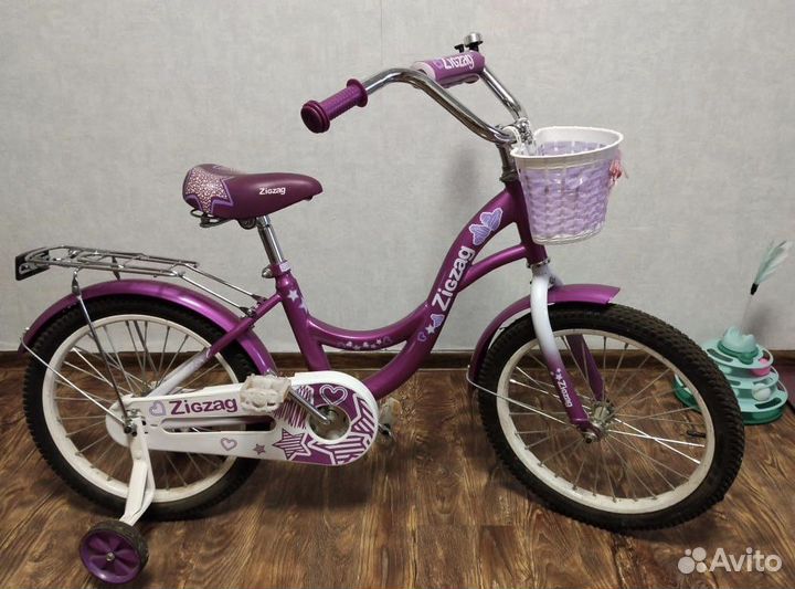 Велосипед детский двухколесный, zigzag girl 16