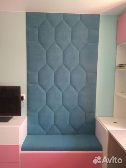 Мягкие стеновые панели в прихожей