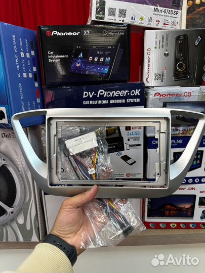 Переходная рамка Hyundai Accent 2017г 