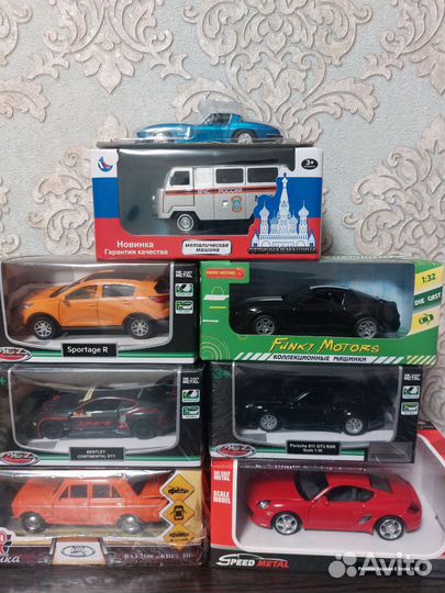 Модели автомобилей 1:39; 1:32; 1:35; 1:43