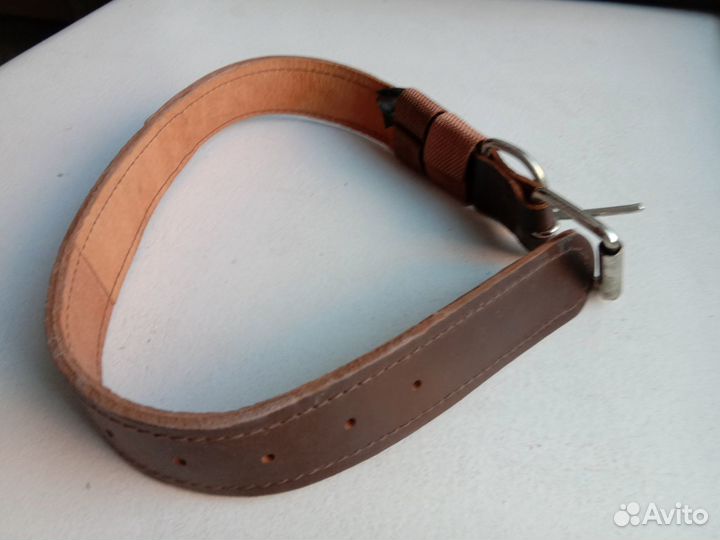 Ошейник большой Кожаный