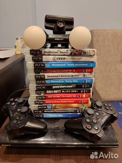 Sony playstation 3 PS3 с комплектом игр