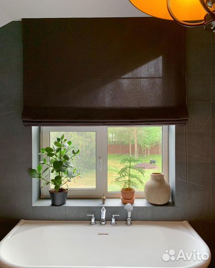 Римские шторы на электроприводе на заказ