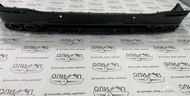 Диффузор насадки на Mercedes GLE V167 AMG 53