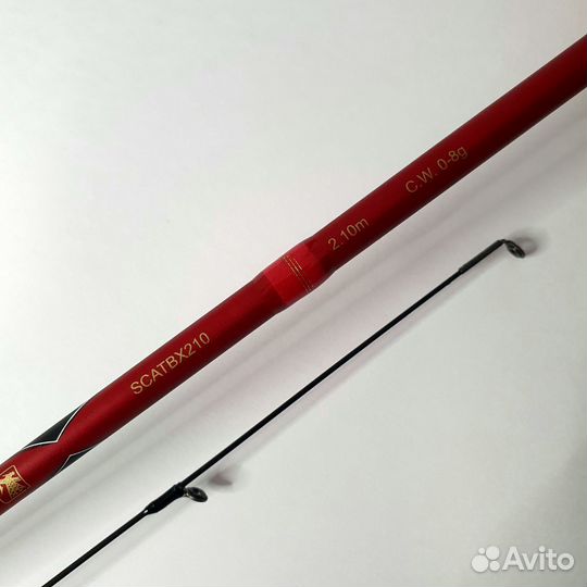 Спиннинг Шимано ультралайт 210см 0-8гр с катушкой