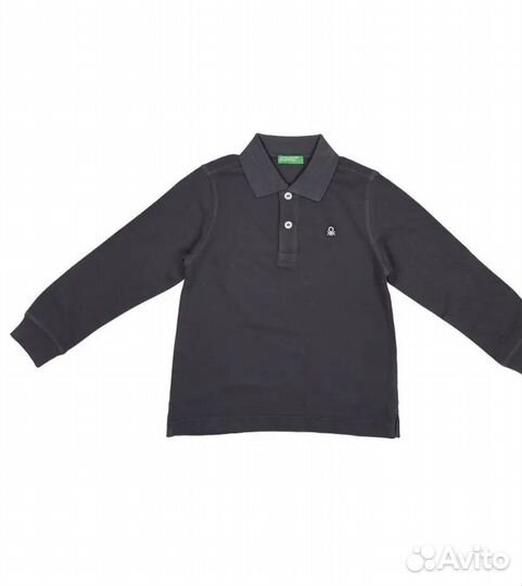 Новая футболка поло с длинным рукавом