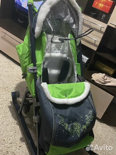 Коляска санки