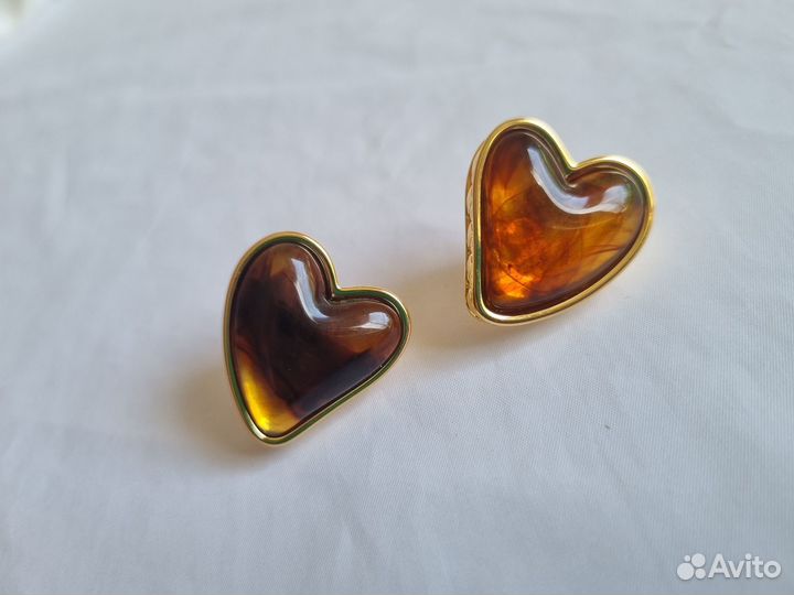 Серьги сердца