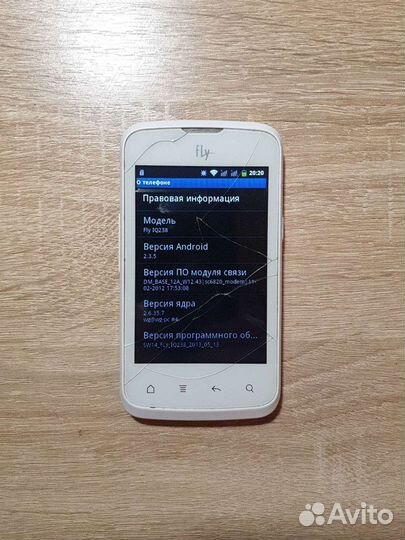 Fly IQ238 Jazz, 512 МБ