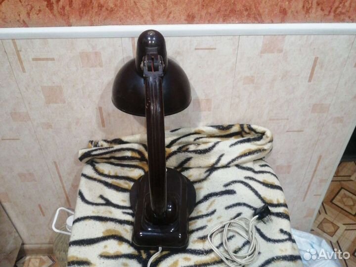 Настольная лампа СССР Карболит нквд