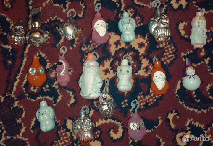 Ёлочные новогодние игрушки СССР