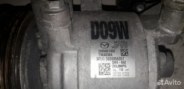 Компрессор кондиционера Mazda Demio Djlas, P5VPS