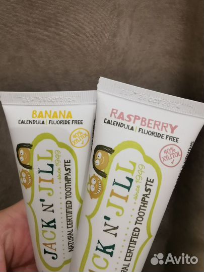 Детская зубная паста Jack N Jill