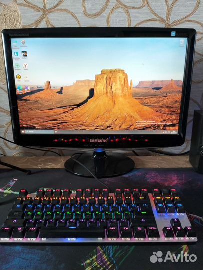 Игровой компьютер с монитором бу