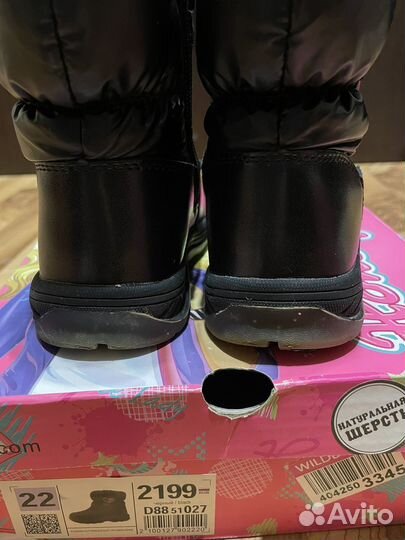 Дутики для девочки 22размер