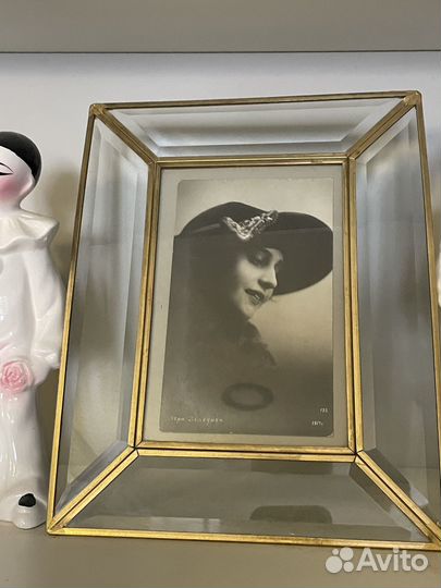 Антикварное Фото (открытка) Вера Холодная