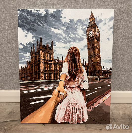 Готовая картина по номерам