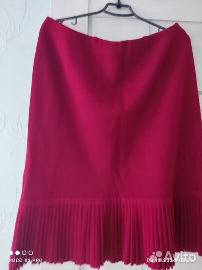 Вязаный костюм женский с юбкой