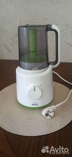 Пароварка блендер avent