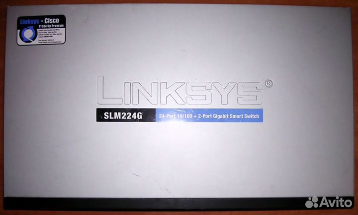 Коммутатор Cisco SLM224G 24-Port 10/100 + 2P