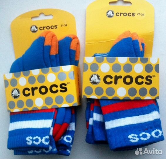 Носки Crocs для мальчиков 27 - 30 и 31 - 34 р
