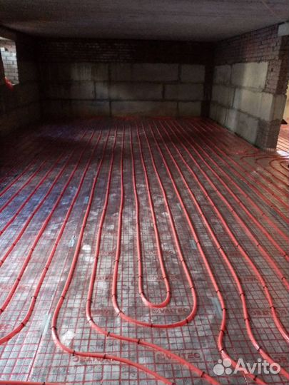 Монтаж систем отопления и теплых полов