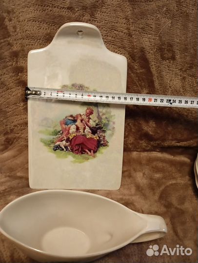 Доска и Соусник Дулево СССР в стиле Мадонна