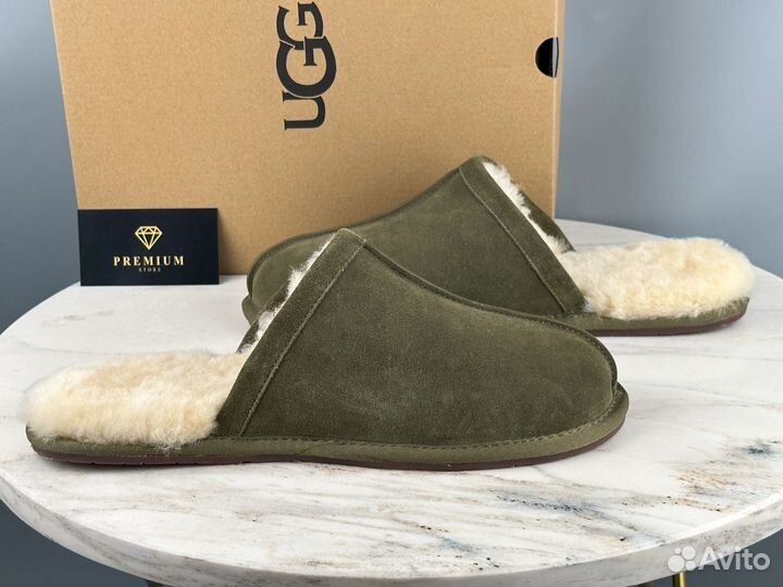 Тапочки мужские UGG Scuff Slipper Burnt Olive