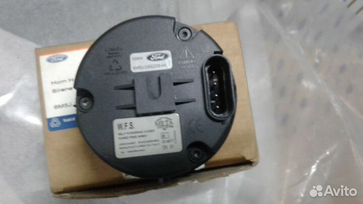 Звуковой сигнал противоугонной системы Ford Fiesta