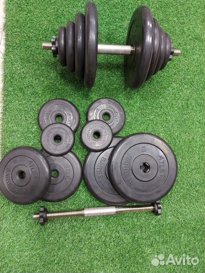 Гантели разборные обрезиненные