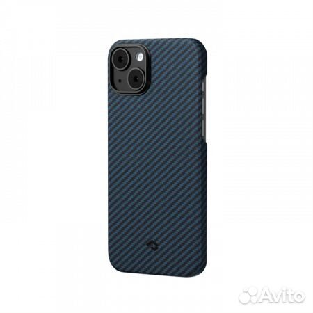 Чехол Pitaka KI1408M для iPhone 14 Plus черно-син