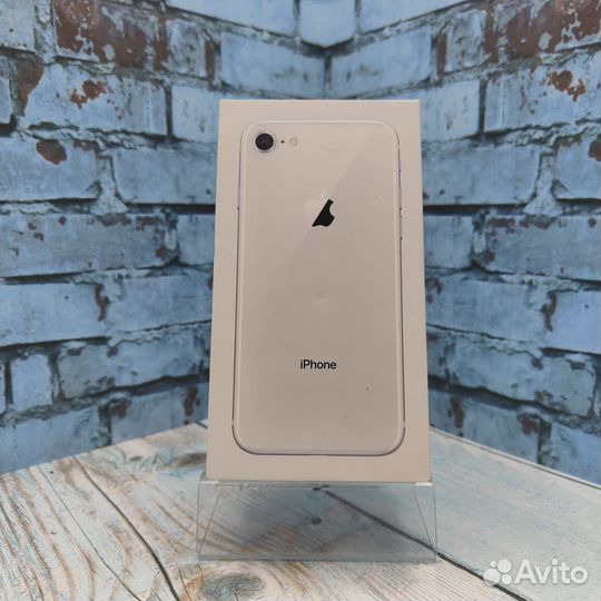 Коробка iPhone 8 Silver 64GB Оригинал