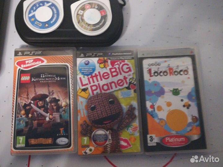 Диски для псп и чехол