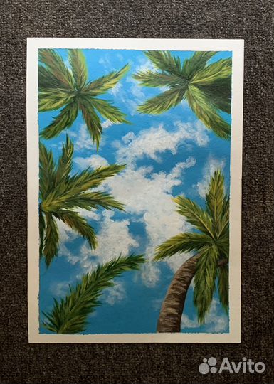 Картина. Мечты о тропиках. (Акрил)