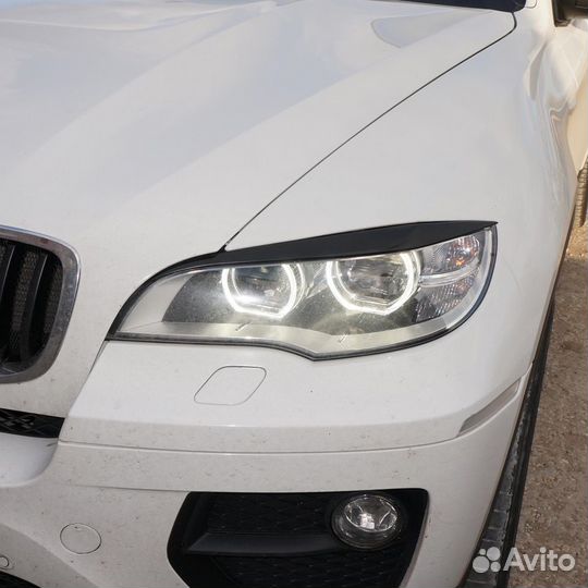 Накладки на фары LED для BMW X6 E71