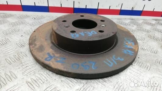 Диск тормозной задний nissan qashqai J11 (DEA17LR0