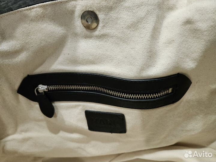 Сумка шопер Karl Lagerfeld с Карлом, оригинал