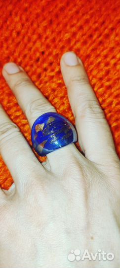 Кольцо из муранского стекла