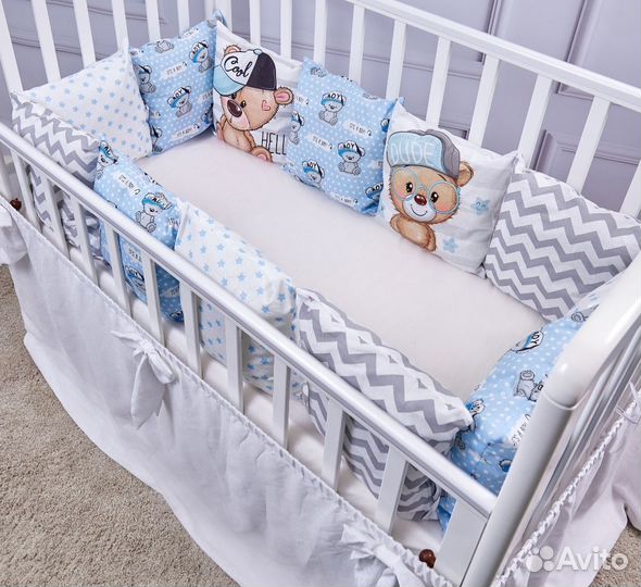 Бортики в кроватку