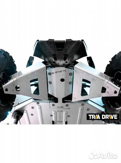 Защита передних рычагов Rival на BRP Maverick X3