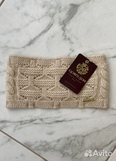 Кашемировая повязка на голову