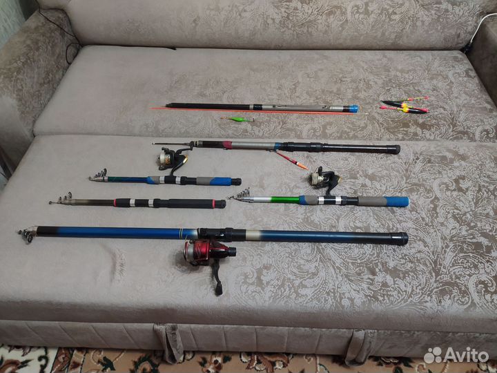 Спининги и удочки бу