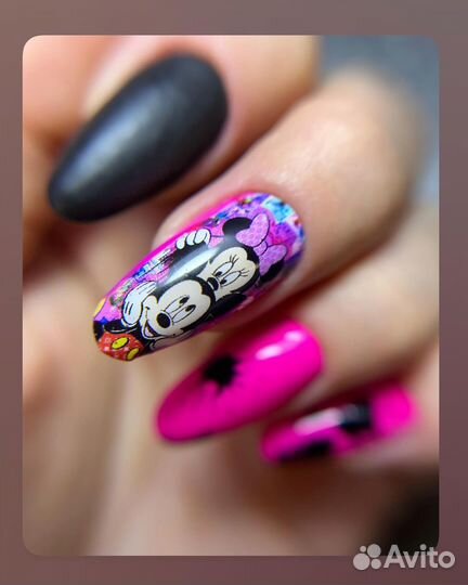 Маникюр наращивание ногтей