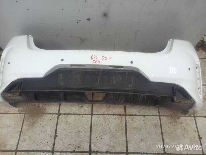 Бампер задний верхняя часть KIA RIO 2020- седан