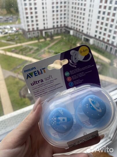 Соска пустышка avent 0 6 (в доставке)