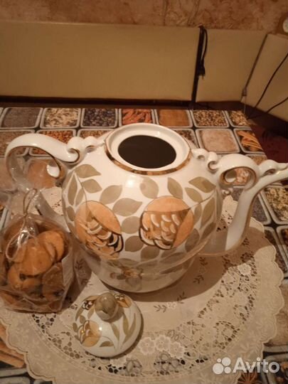 Чайник доливной фарфоровый СССР