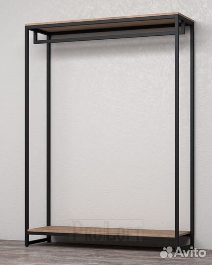 Рейл для одежды из металла